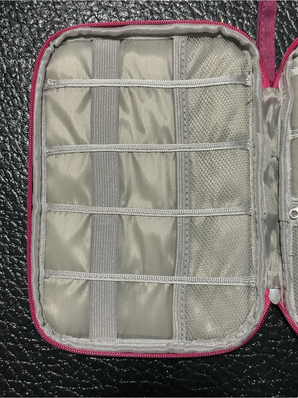 Portable Travel Tech Organizer Pouch - Rose Pink